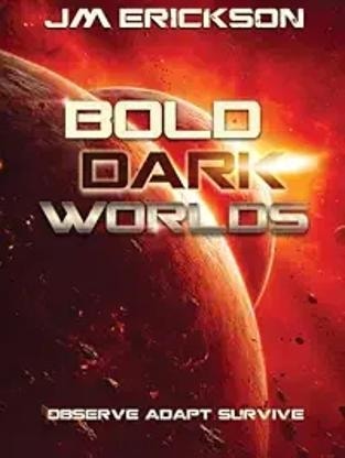 Bold Dark Worlds omnibus cover by J.M. Erickson